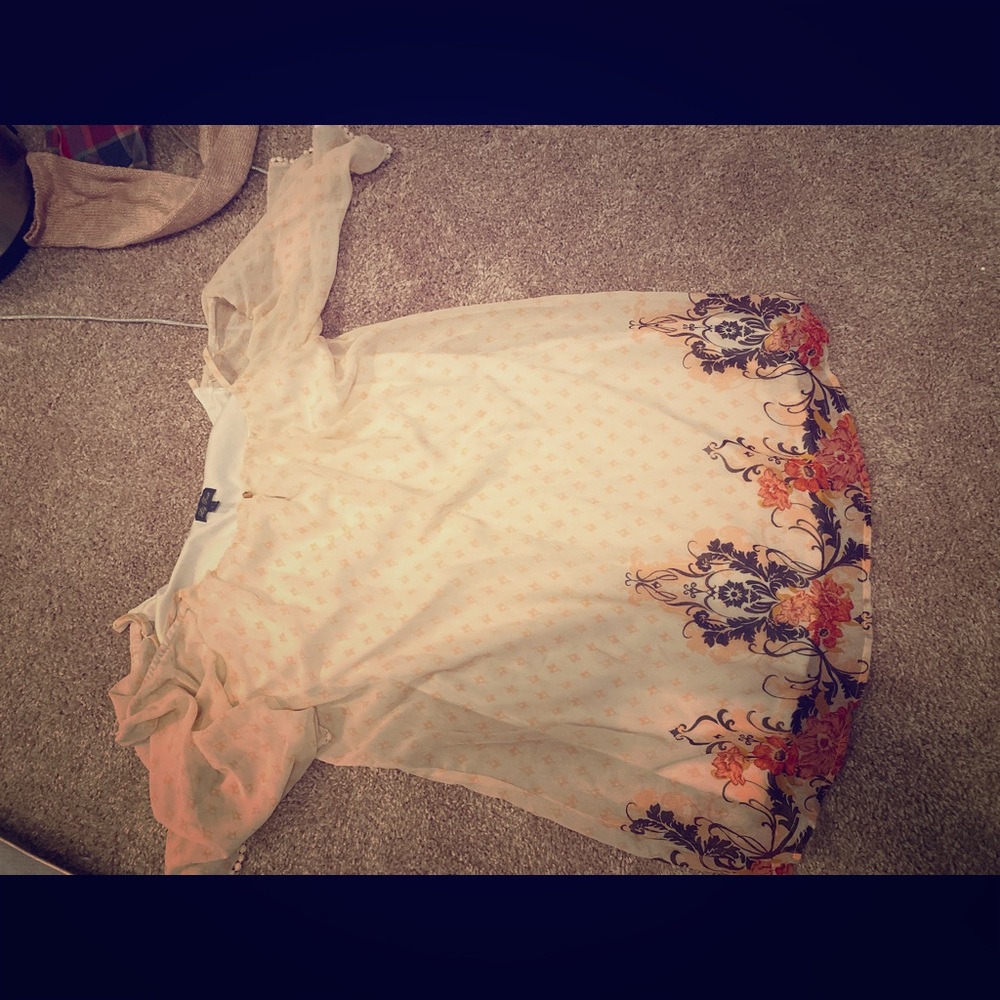 Off The Shoulder/Half Sleeved Dress